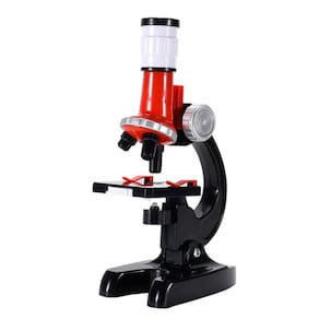 Microscópio Biológico 100-1200X para crianças com suporte para telefone