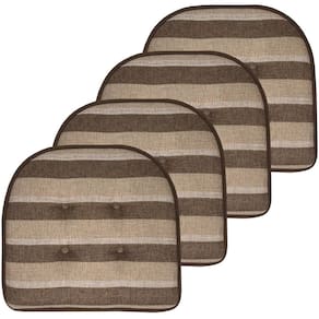 Almofada de cadeira Sweet Home Collection Memory Foam, pacote com 4