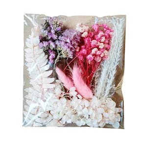 Cabeças de flores secas, buquê de margaridas secas, decoração artesanal