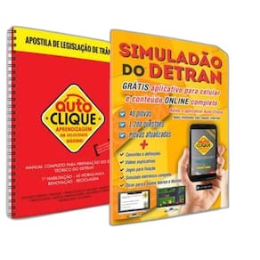Apostila + Simulado Provas Do Detran + Dvd + App De Estudos