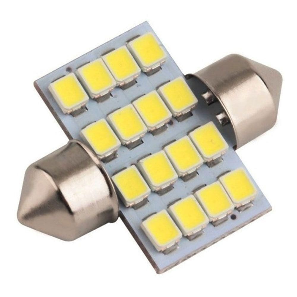 Lâmpada Led Torpedo 16 Leds 31Mm 12V 3W