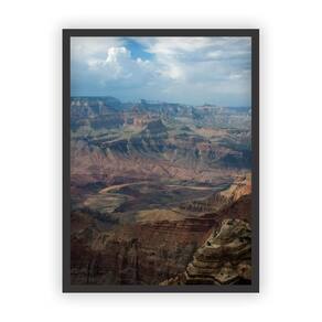 Quadro Decorativo Paisagens Variadas Moldura Preta Mod 05