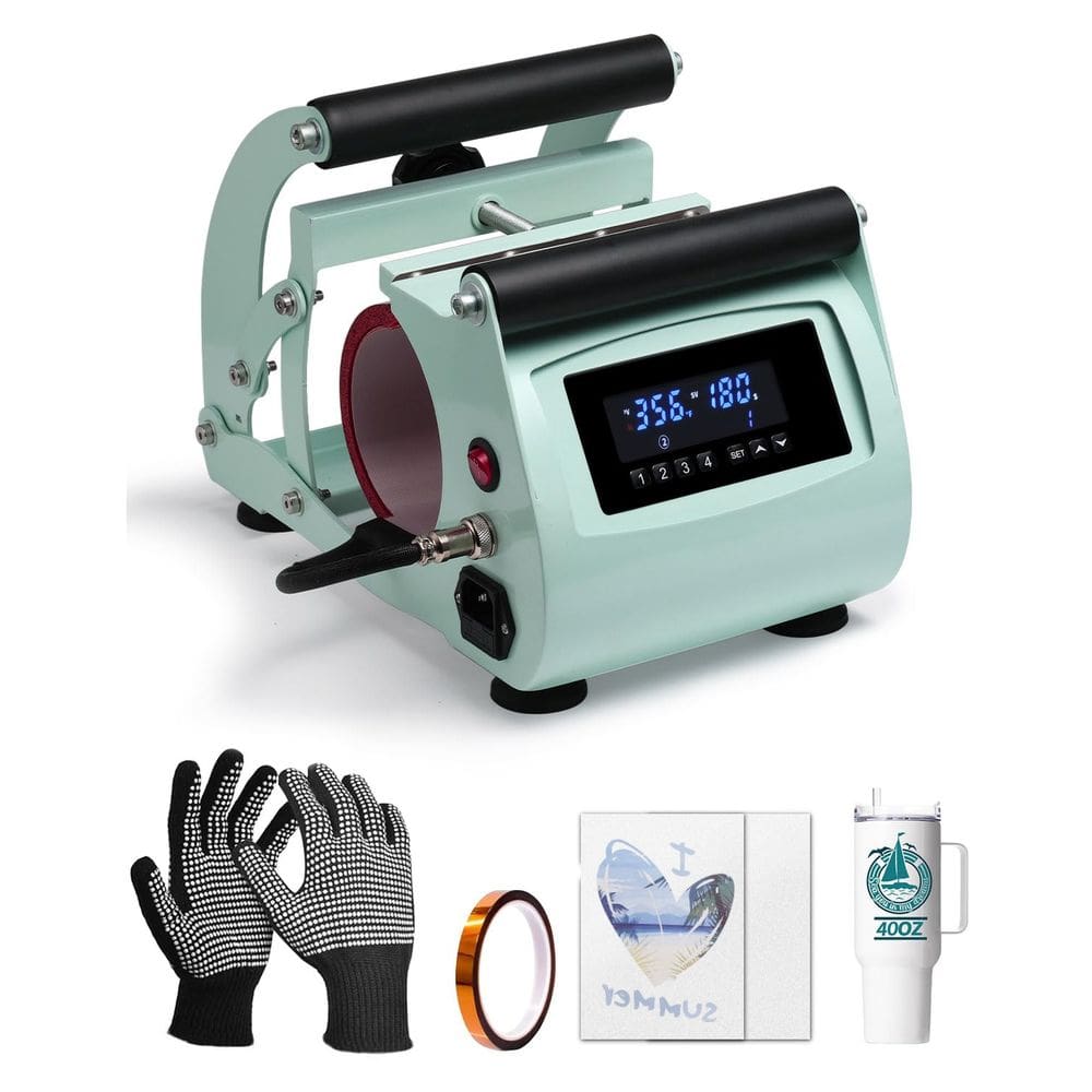 Máquina de prensa térmica Tumbler OFFNOVA 1.2L para copo de 900 mL e 1,2 L