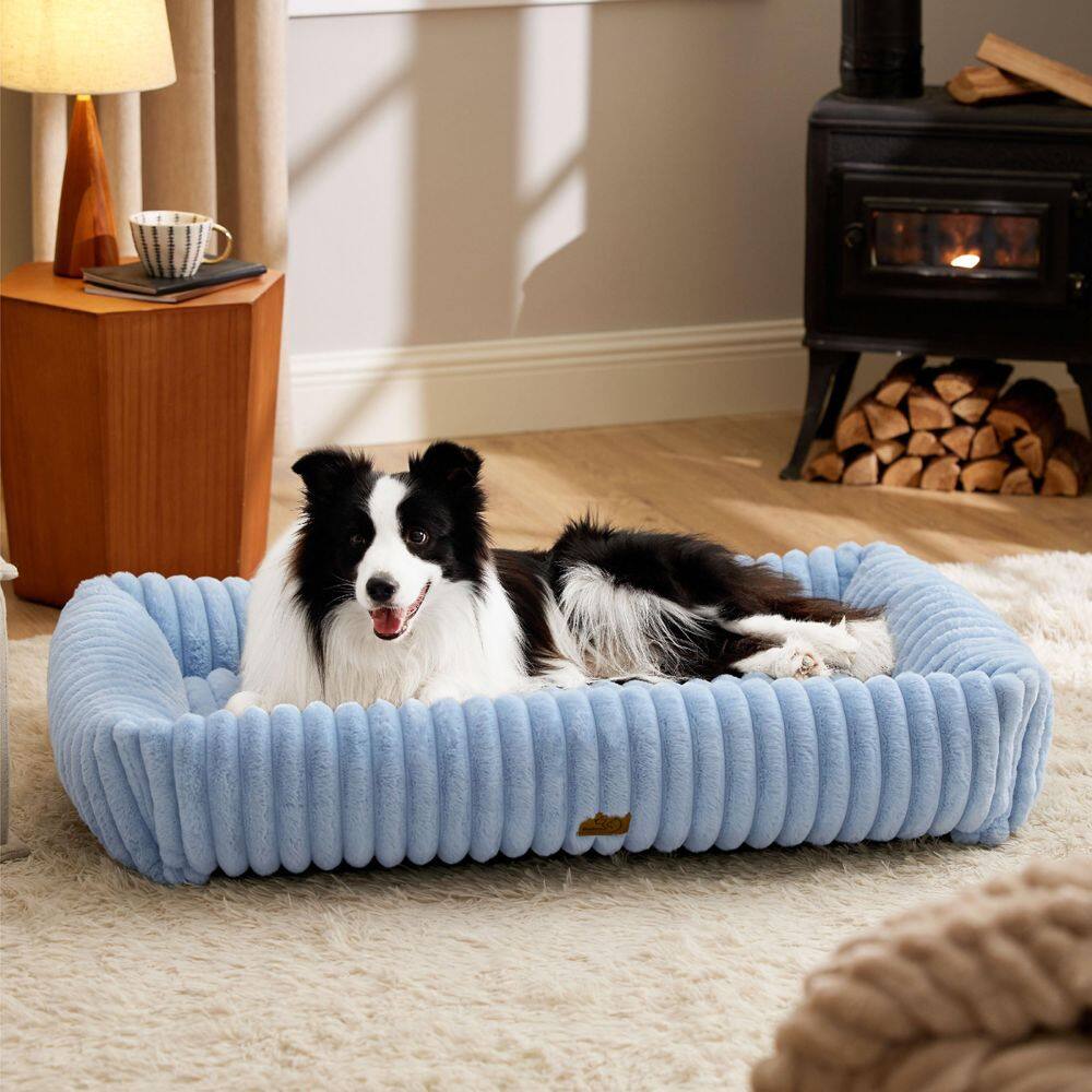 Velo de veludo cotelê lavável Bedsure para cães extra grandes