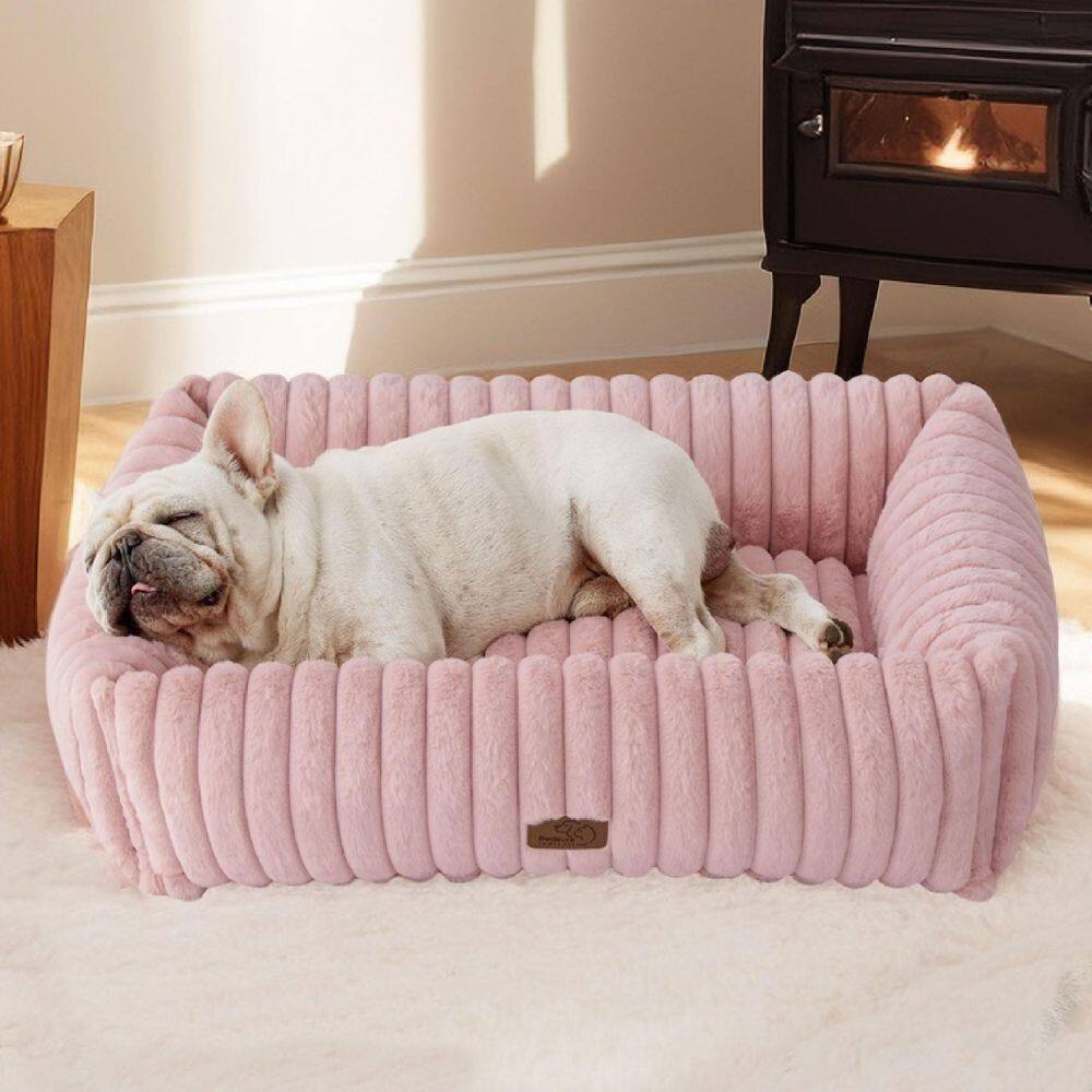 Velo de veludo cotelê lavável Bedsure para cães de médio porte