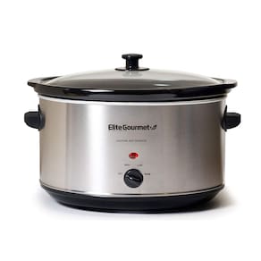 Fogão lento Elite Gourmet MST-900V 8,5L em aço inoxidável