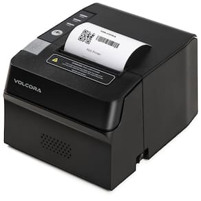 Impressora térmica de recibos Volcora 80mm USB/Ethernet POS preta