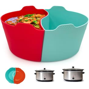 Forros de panela elétrica de silicone Magikichen Slow Cooker 6-7L oval