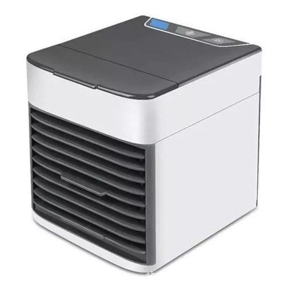 Mini Climatizador Air Cooler Luminária Ventilador