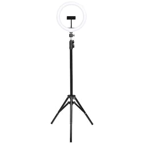 Kit Ring Light Led 26Cm 10" Tripe 1,65M + Suporte Celular