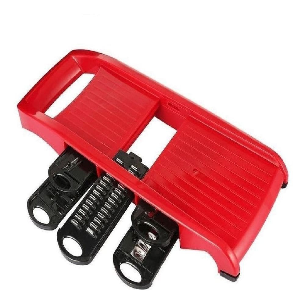 Mandoline Ralador De Legumes Multifuncional Lâmina Aço 6 Em1