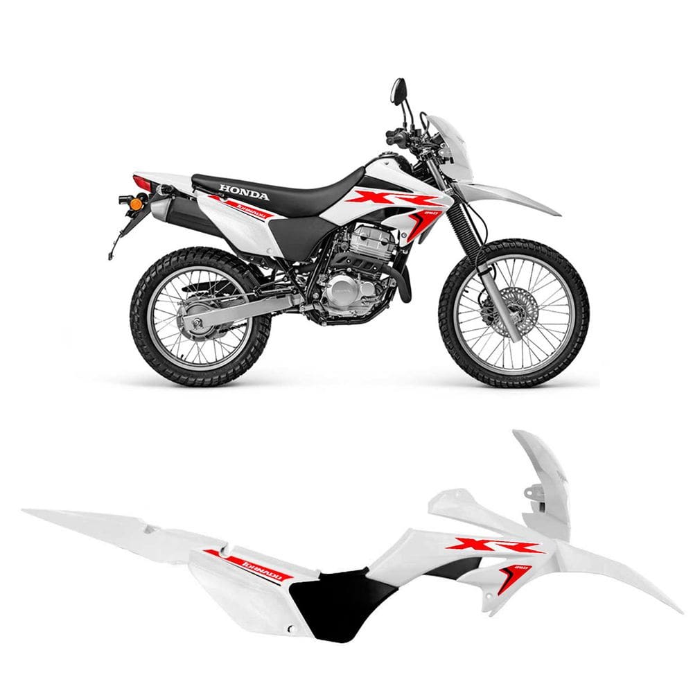 Kit Plástico Carenagem Amx Sport Xr 250 Tornado Argentina C/ Adesivo Carenagem Farol