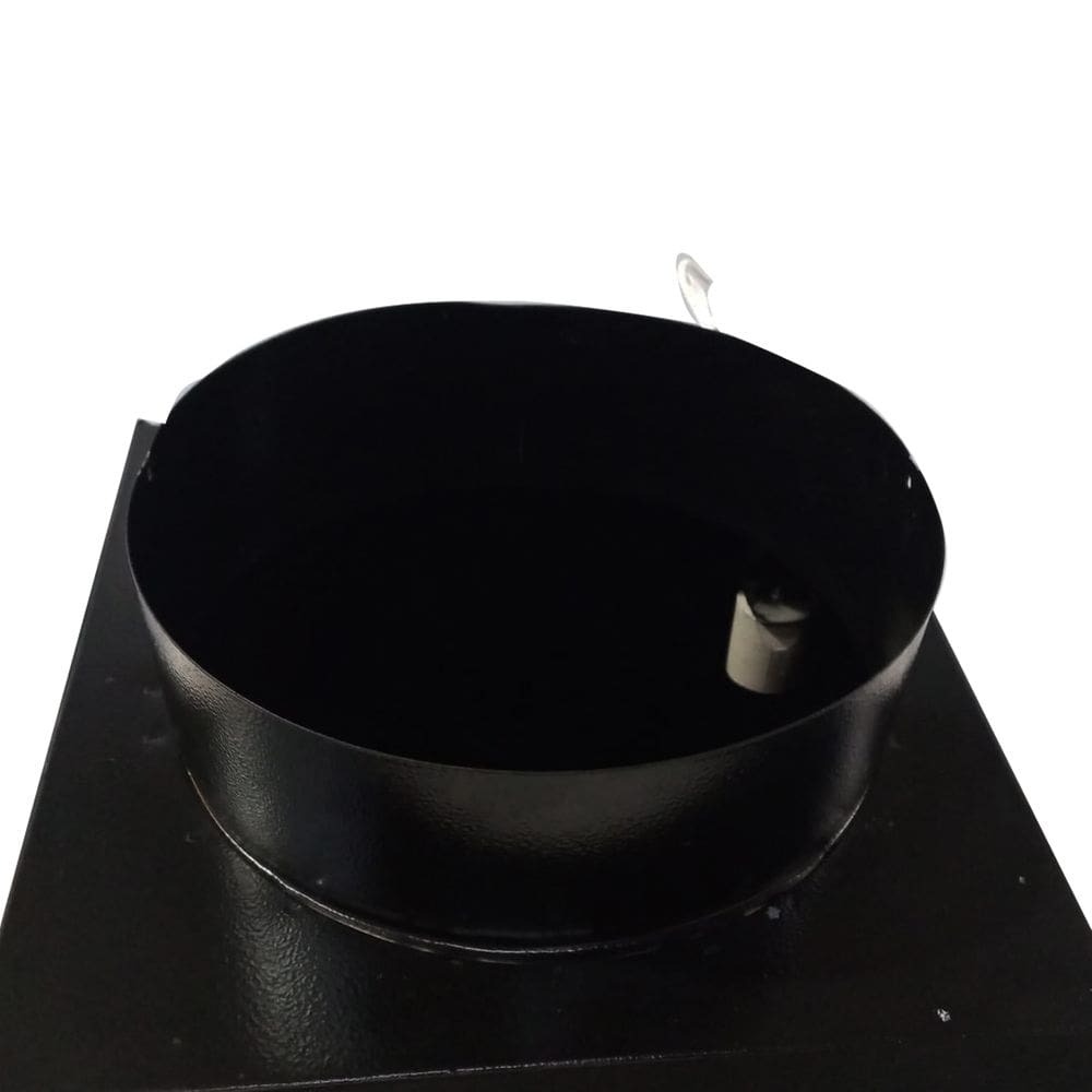 Coifa para Churrasqueira - Pintura Eletrostatica Preto 65x53x52