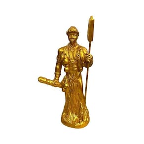 Escultura Exu Do Ouro Orixa 15 Cm Em Resina