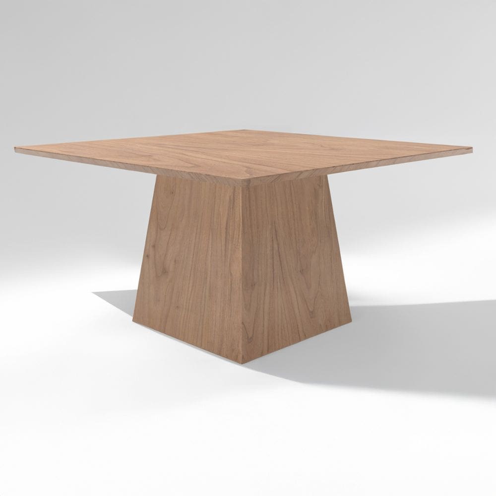 Mesa De Jantar Quadrada 1,4m Em Mdf Laminado 6 Lugares