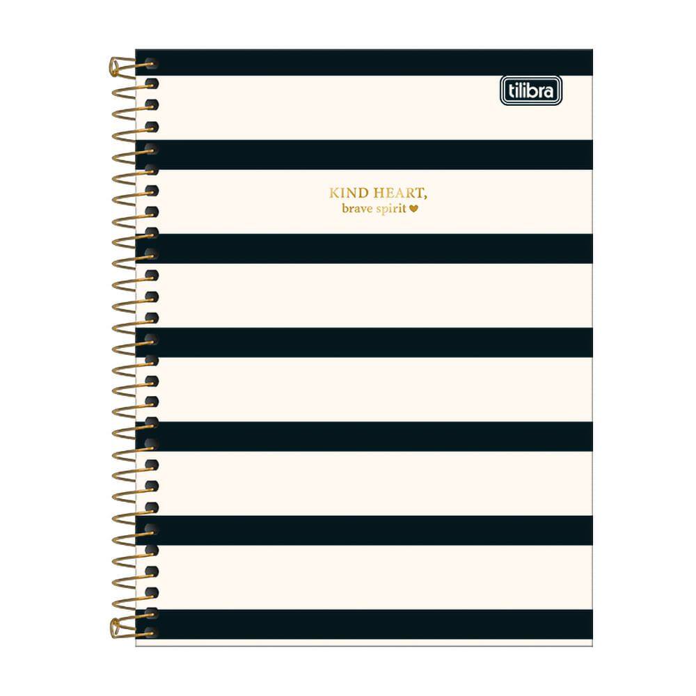 Caderno Colegial Tilibra Espiral Capa Dura West Village 10 Matérias Capas Diversas - Item Variado