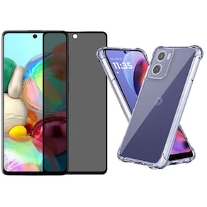 Capa Capinha + Pelicula Moto G05 Privacidade Anti Curioso - Armyshield