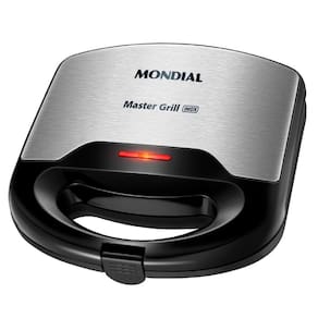 Sanduicheira e Grill Mondial Master S-20 Preto/Inox - 750W 110V