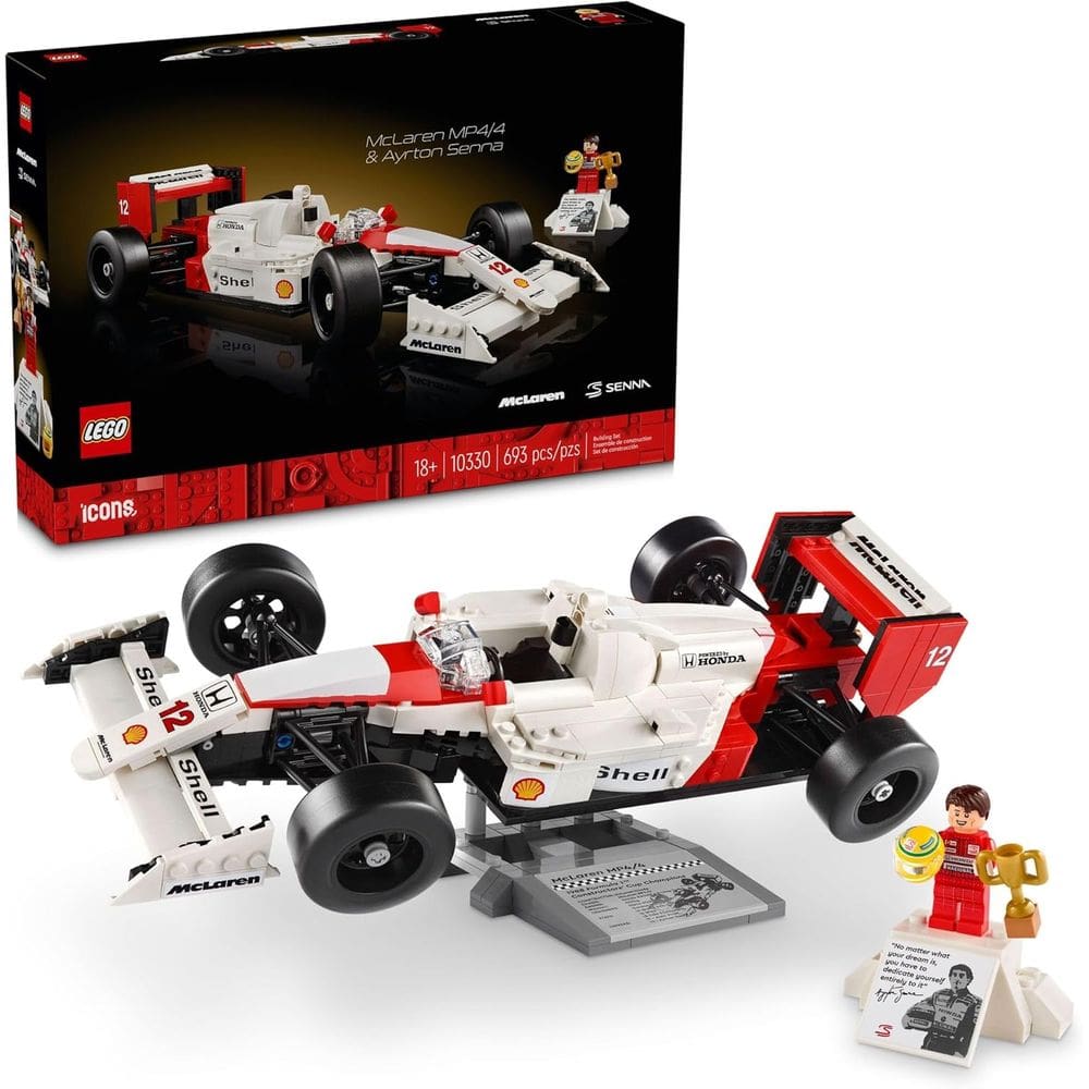Lego Icons Tributo Ayrton Senna Mclaren Mp4/4 - 693 Pç 10330