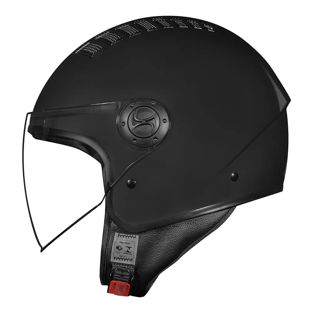 Capacete Race Tech One Monocolor Preto Fosco