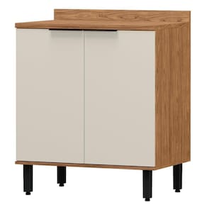 Balcao Com Tampo Mdf 80 Cm 2 Portas Tosc Bt002 Freijo Off White Mxm Freijo Off White