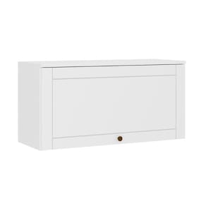Armário De Geladeira Para Cozinha Bella 2603 Com 1 Porta Basculante 80cm Branco