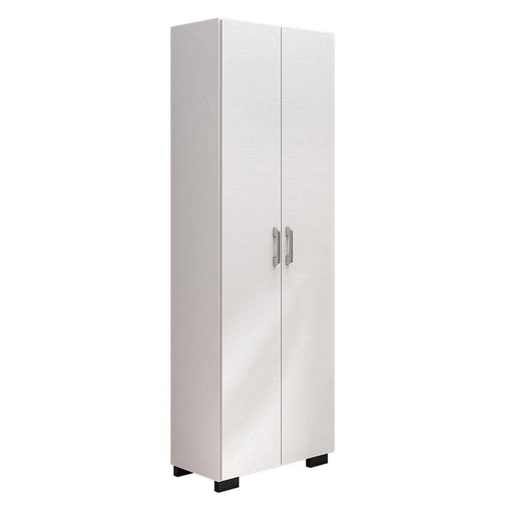 Livreiro 5 Prateleiras C- Portas Grandes Office Branco