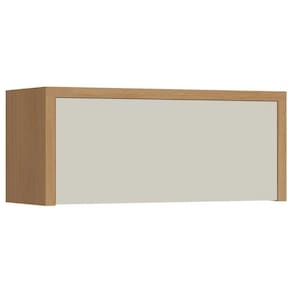 Armário De Cozinha Modulado Condessa Com 1 Porta Basculante 80cm Carvalho Cinza
