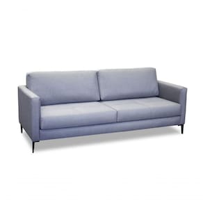 Sofa 02 E 03 Lugares Fixo 2,20 Mt Estofado Living Kifa - Cinza