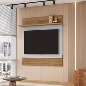 Jogo Painel e Rack Alexandria Cinamomo Off White