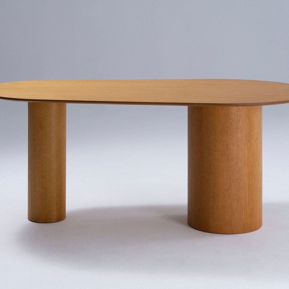 Mesa Pinhão Tampo em Mdf 75cmx160cmx90 Cm Mel