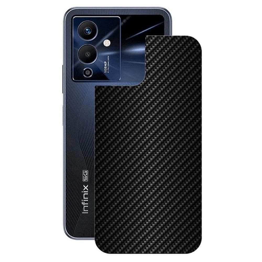 Película Para Infinix Note 12 Pro 5g - Traseira De Fibra De Carbono Preta - Gshield