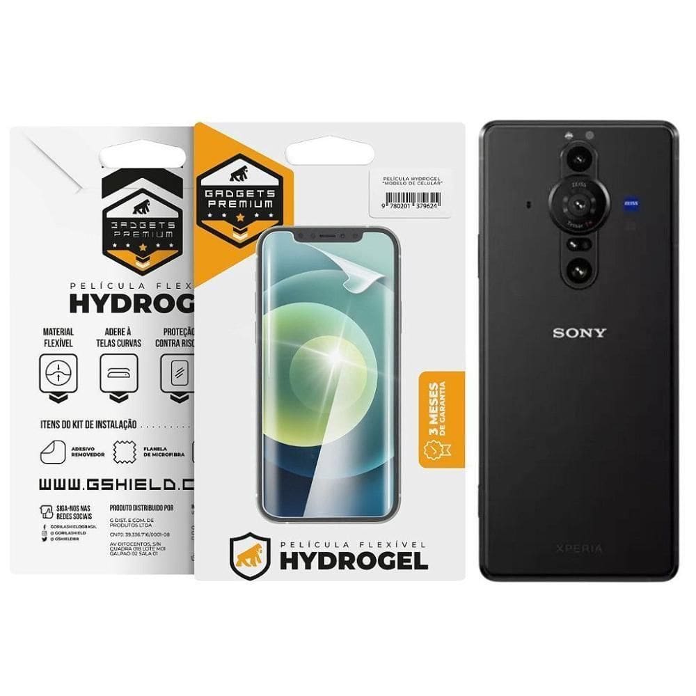 Película Para Sony Xperia Pro-l - Traseira Hydrogel Hd - Gshield