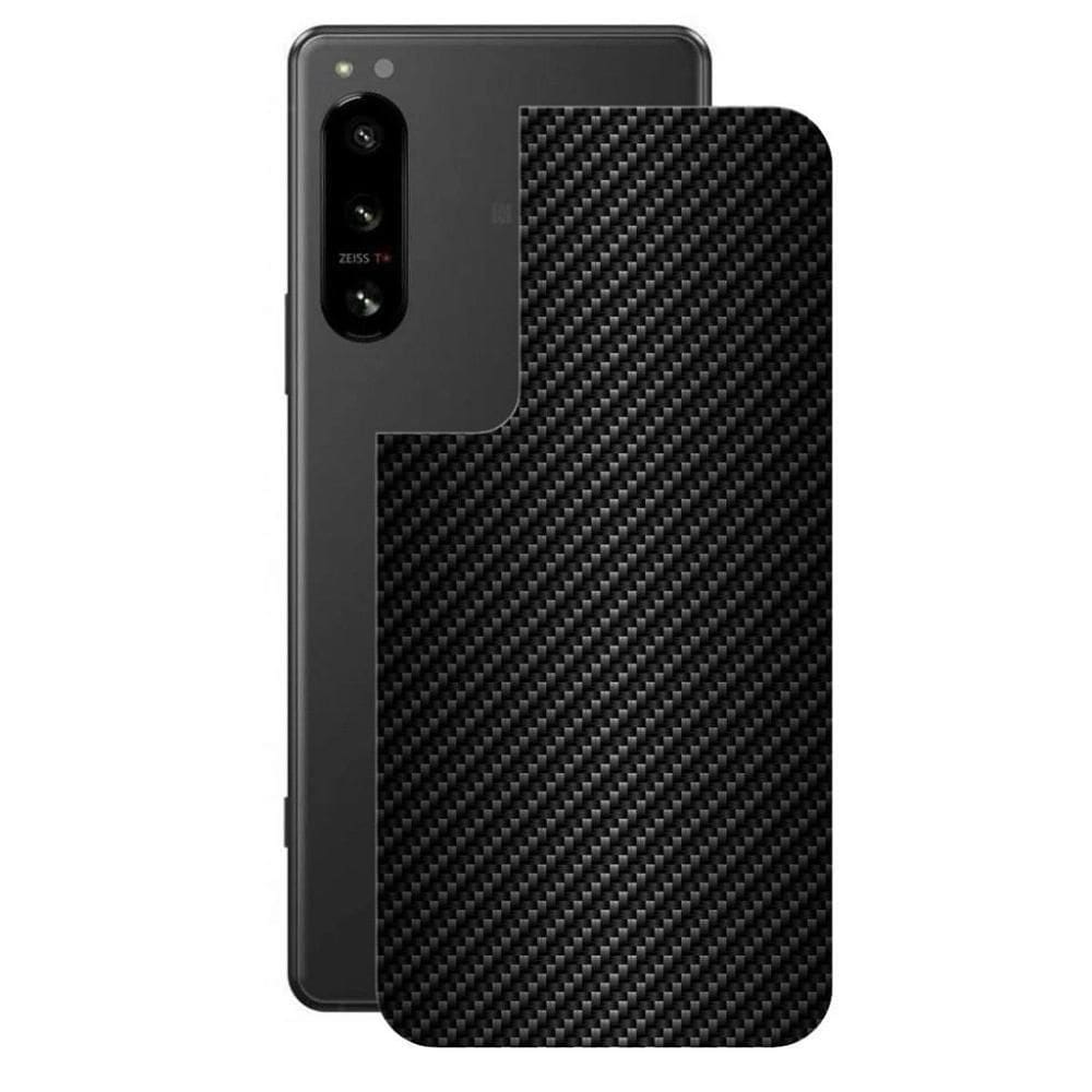 Película Para Sony Xperia 5 Iv - Traseira De Fibra De Carbono Preta - Gshield