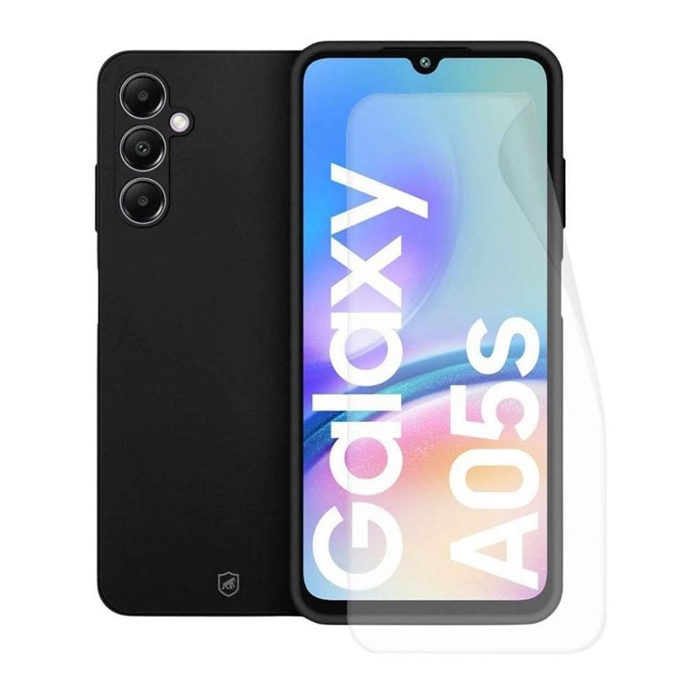 Kit Capa Silicon Veloz E Película Hydrogel Hd Para Samsung Galaxy A05s - Gshield
