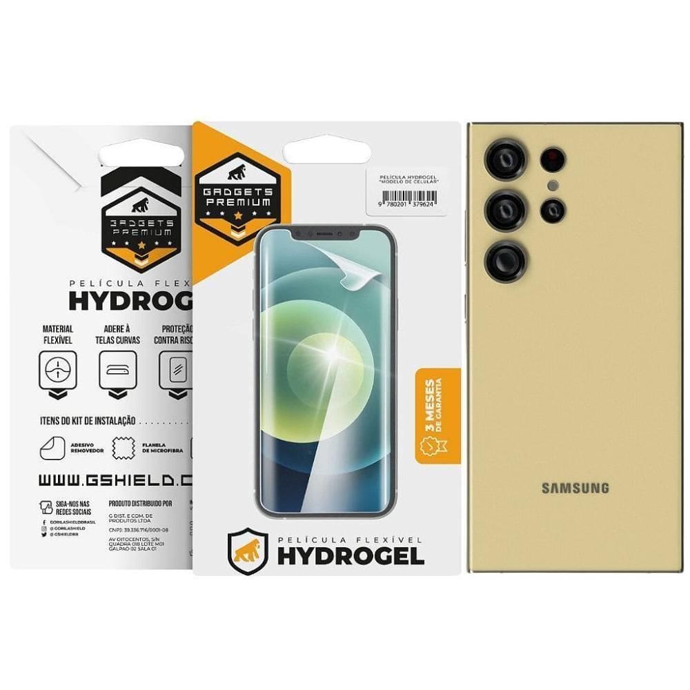 Película Para Samsung Galaxy S24 Ultra - Traseira Hydrogel Hd - Gshield