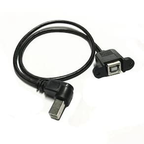 Cabo Usb 2.0 Tipo-B Macho/Femea 50Cm Para Painel