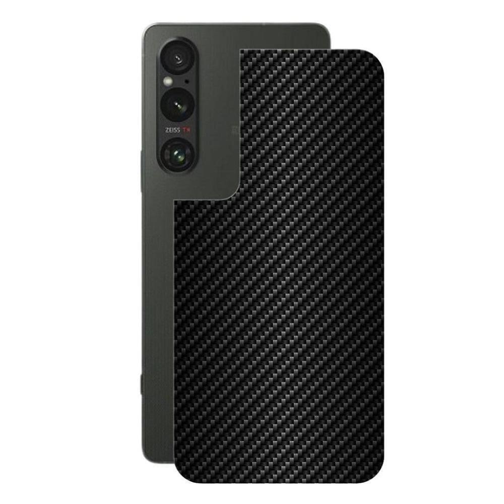 Película Para Sony Xperia 1 V - Traseira De Fibra De Carbono Preta - Gshield