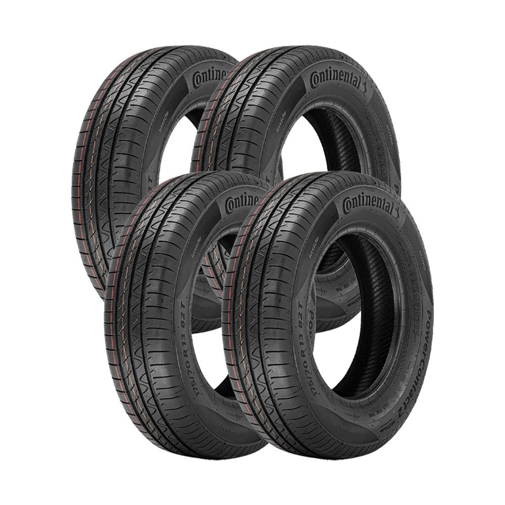 Jogo 4 Pneus Continental Aro 14 Powercontact 2 175/65R14 82T
