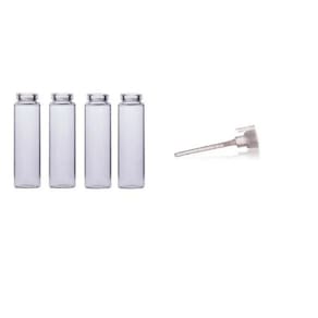 Kit 10 Flaconetes 1Ml Vidro Para Amostras De Perfume Frasco