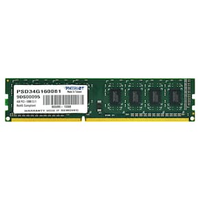 Memória RAM Patriot Signature 4GB DDR3 1600MHZ PSD34G160081