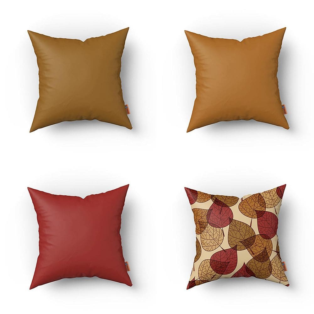 Kit Almofadas Decorativas Estampadas 35x35cm Modelo 049