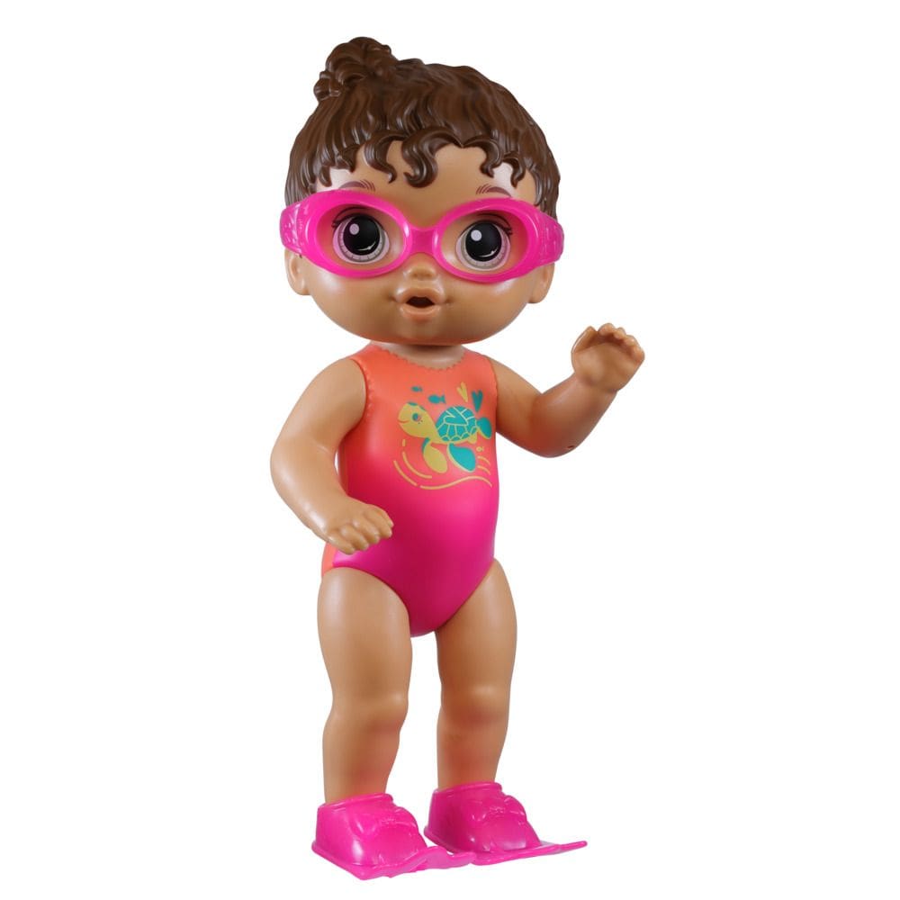 Baby Alive Sunny Swimmer, Boneca, Cabelos Castanhos