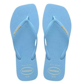 Chinelo Havaianas Slim Square Logo Pop-Up Lançamento 1056- Feminino