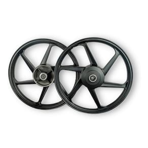 Combo Par Roda 6 Pontas Titan 150 2004 a 2013 KS Start 150 160 2015 a 2016 freio Tambor