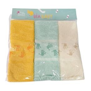 Kit De Toalha De Mão Para Bebe - 10 Unidades - Bia Baby