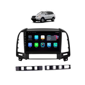 Kit Multimidia Santa Fe 2006 / 2013 Carplay AndroidAuto 9 Pol - Roadstar 908BR