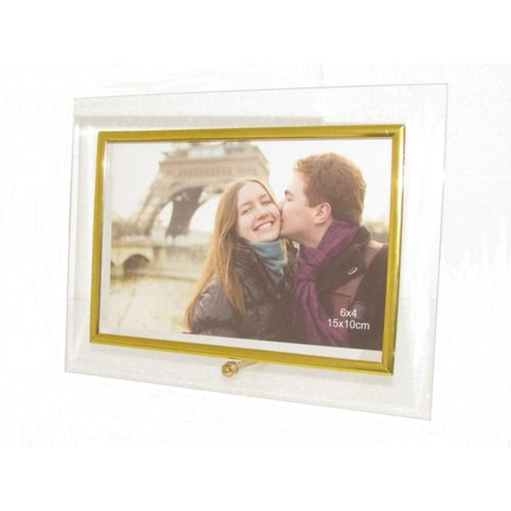 Porta Retrato Vidro Reto 10x15 Premium Horizontal - Yazi