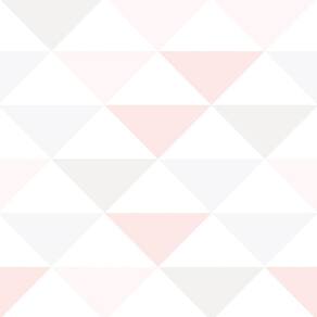 Papel Parede Triangulo Geométrico Rosa Lilás Claro Adesivo