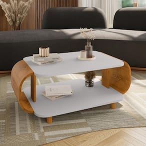 Mesa de Sala Méier Off-white Naturalle